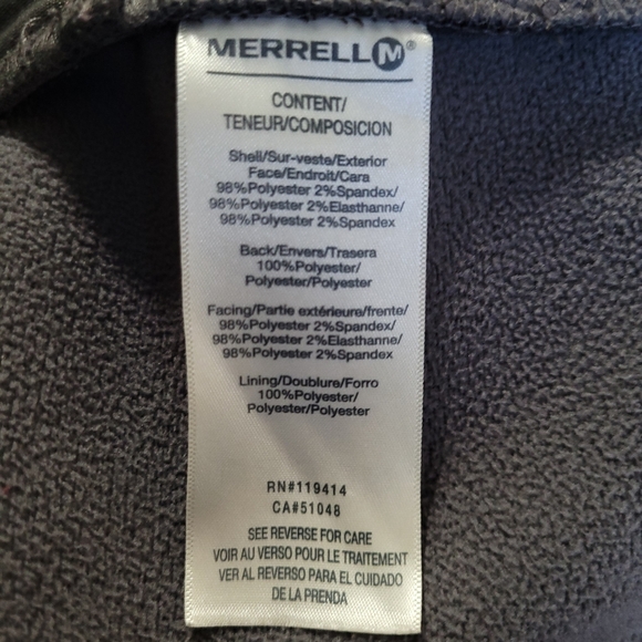 Merrell Women's Haven Shadow Heather Gray Softshell Jacket - Picture 10 of 10